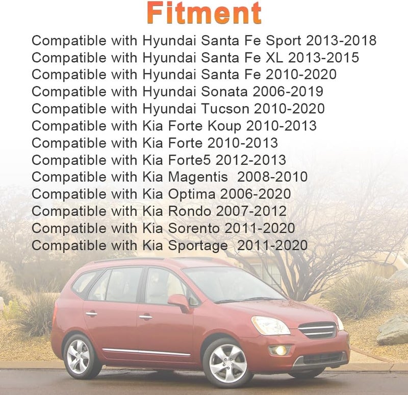 VANJING Engine Oil Pan with Drain Plug Compatible with Hyundai Santa Fe 2010-2020, Santa Fe Sport 2013-2018, Tucson 2010-2020, Sonata 2006-2019, Kia Optima 2006-2020, Forte 2010-2013 2.0L 2.4L - Image 2